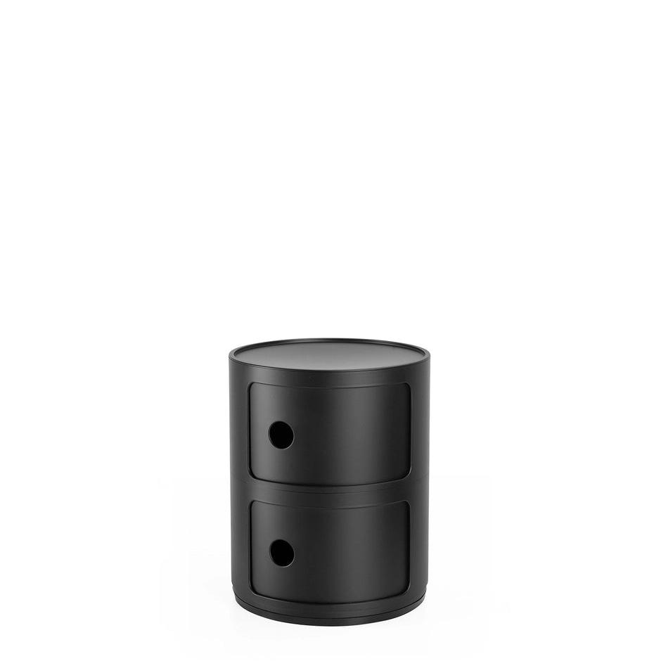 Chevet Componibili Recycled 2 - Noir mat