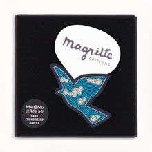 Broche Colombe brodée à la main