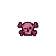 Broche brodée à la main - Corsaire rose