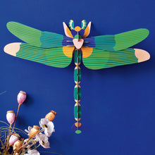 Décoration murale - Libellule Verte