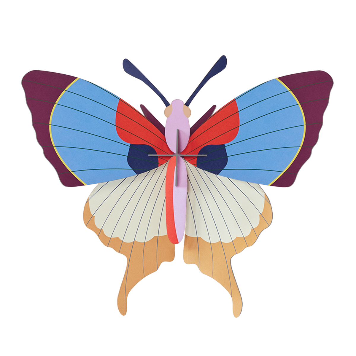 Décoration murale - Plum Fringe Butterfly