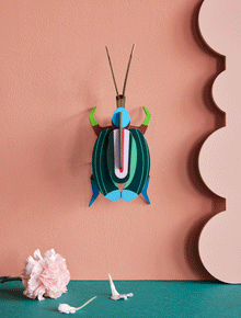 Décoration murale - Scarabée Vert