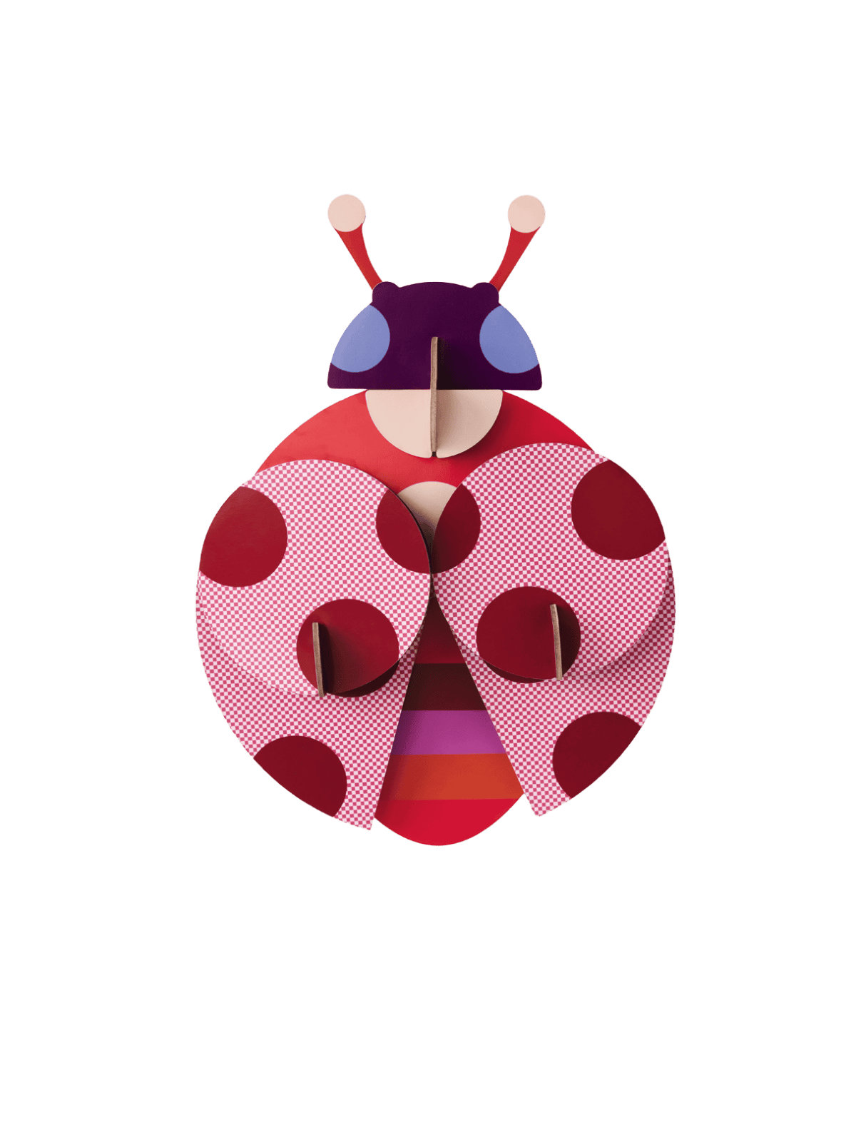 Décoration murale Dotted Lady - 18cm x 6,5cm x H24,5cm