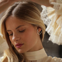 Boucle d'oreille gauche - Shell argent