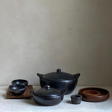 Casserole ovale avec couvercle en argile 100% biologique - La Chamba
