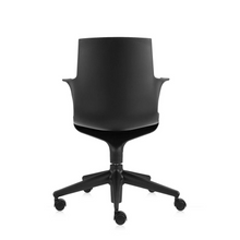 Fauteuil de bureau à roulettes Spoon Chair - Noir