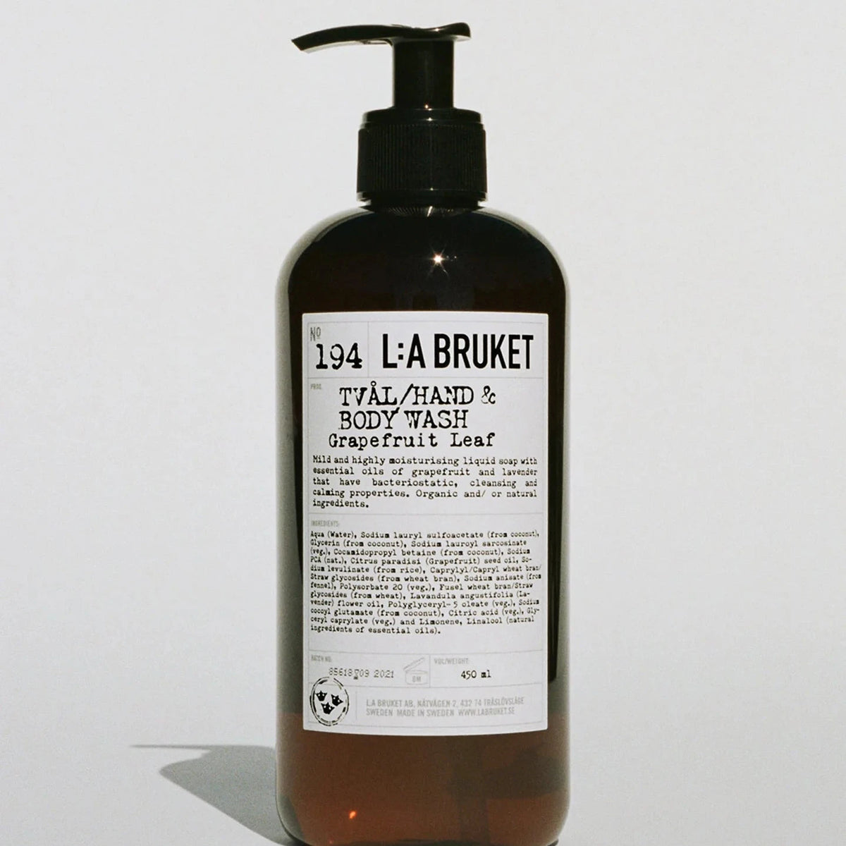 Gel lavant mains et corps – Grapefruit Leaf – N°194