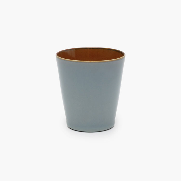 Gobelet conique - collection Terres de Rêves - M - Smoky Blue / Rust