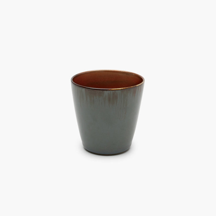 Gobelet conique - collection Terres de Rêves - S - Smoky Blue / Rust