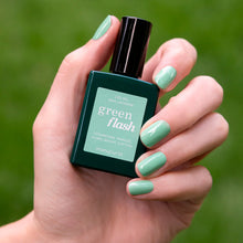 Vernis Green Flash semi-permanent - Amande