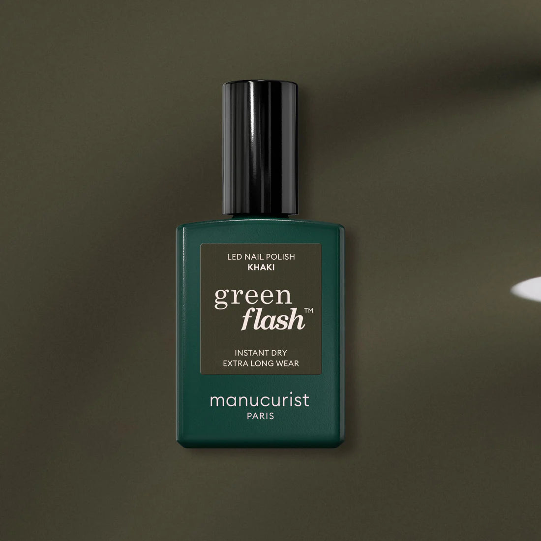 Vernis Green Flash semi-permanent - Khaki
