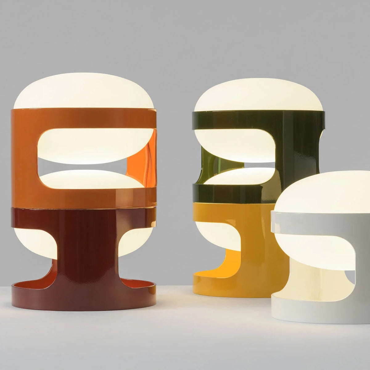 Lampe à poser KD28 - Rouge orangé