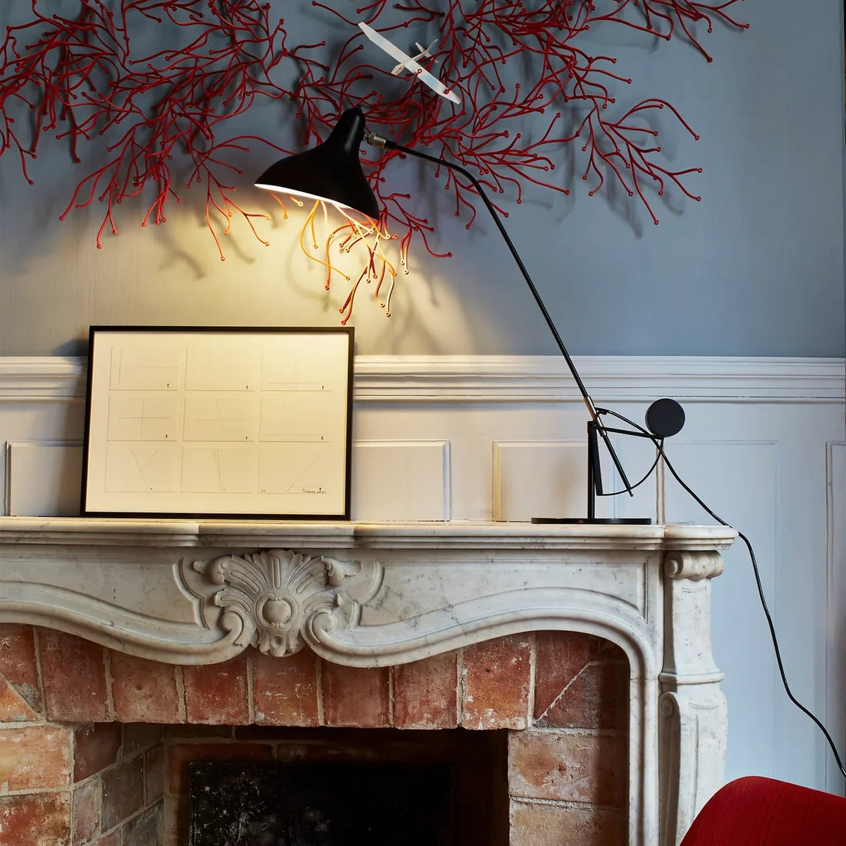 Lampe à poser - Mantis BS3 - Noir - DCW éditions