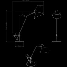 Lampe à poser - Mantis BS3 - Noir - DCW éditions