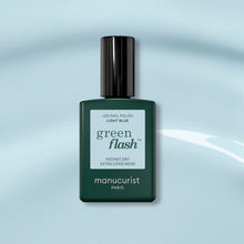 Vernis Green Flash semi-permanent - Light blue