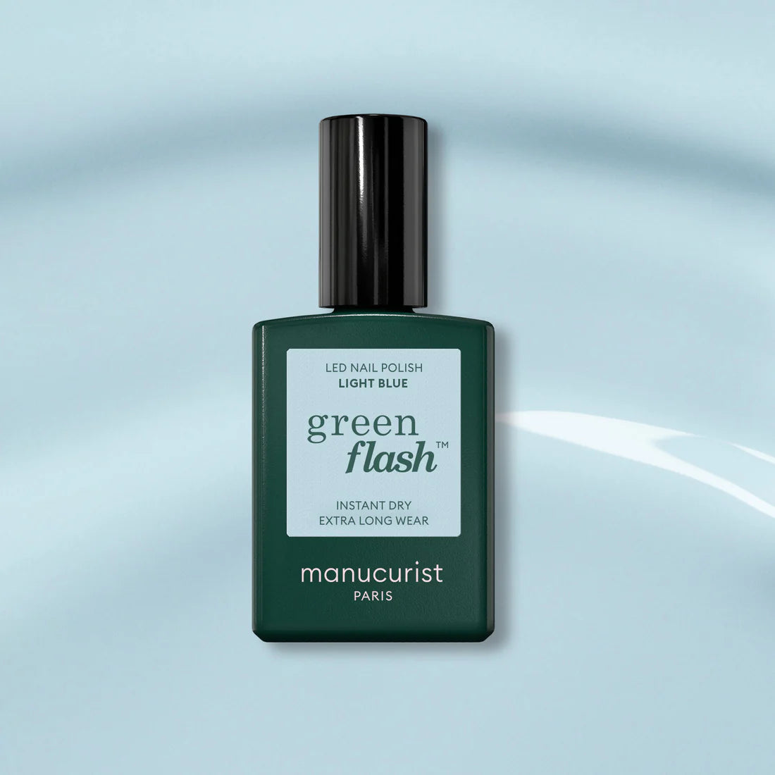 Vernis Green Flash semi-permanent - Light blue