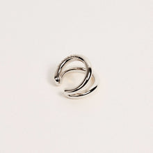Boucle d'oreille droite - Echo mini argent
