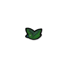 Broche brodée à la main - Piou Piou Vert