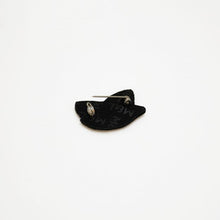 Broche brodée à la main - Piou Piou Vert