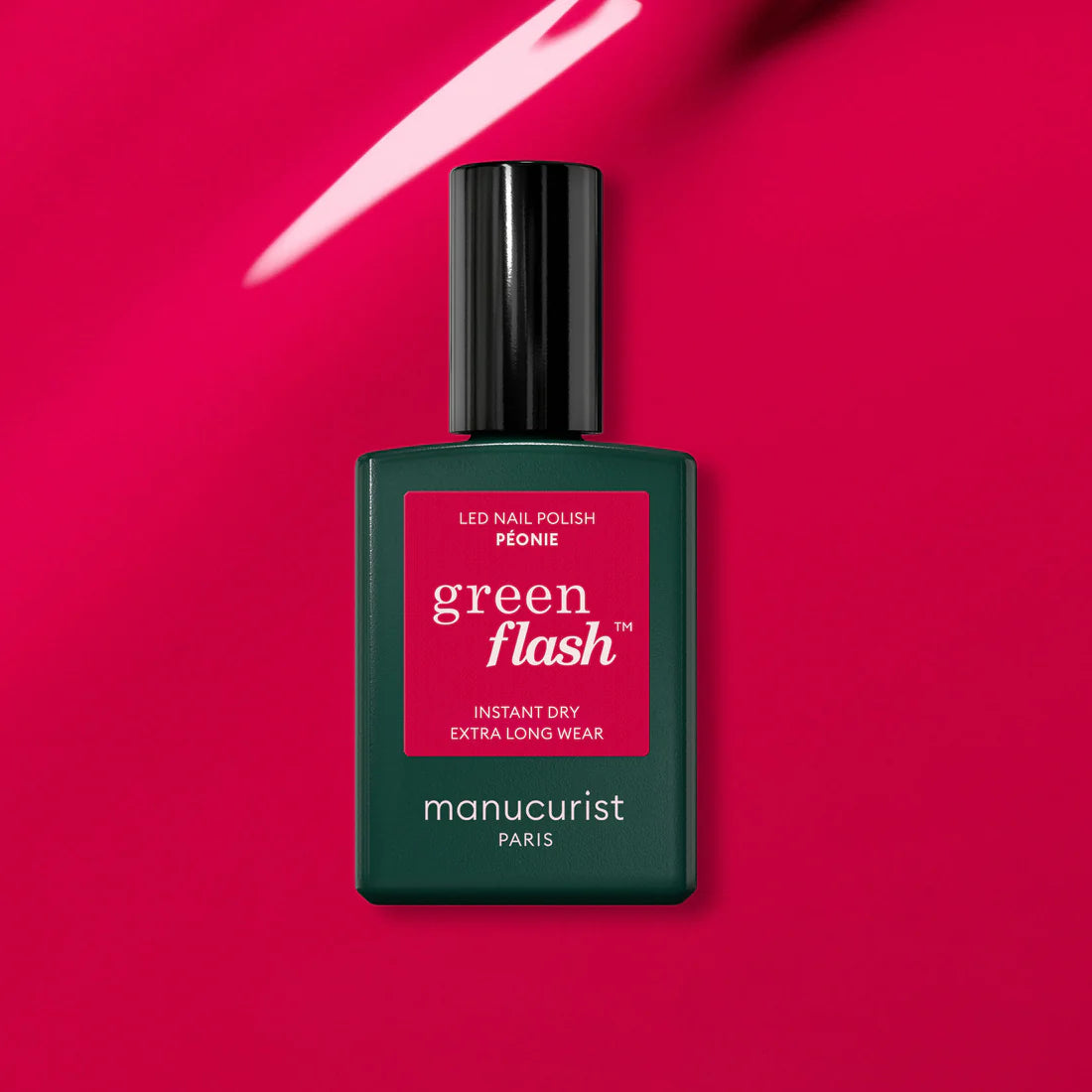 Vernis Green Flash semi-permanent - Péonie