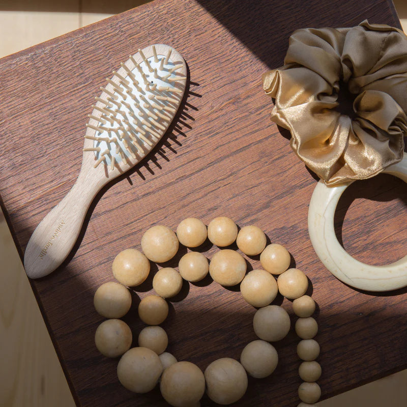 Brosse à cheveux démêlante - Hêtre et picots bois