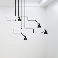 Plafonnier - Lampe GRAS N°312 L - Rond - Noir-Bleu