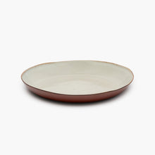 Plat de service - collection Terres de Rêves - XL - Misty Gray / Rust