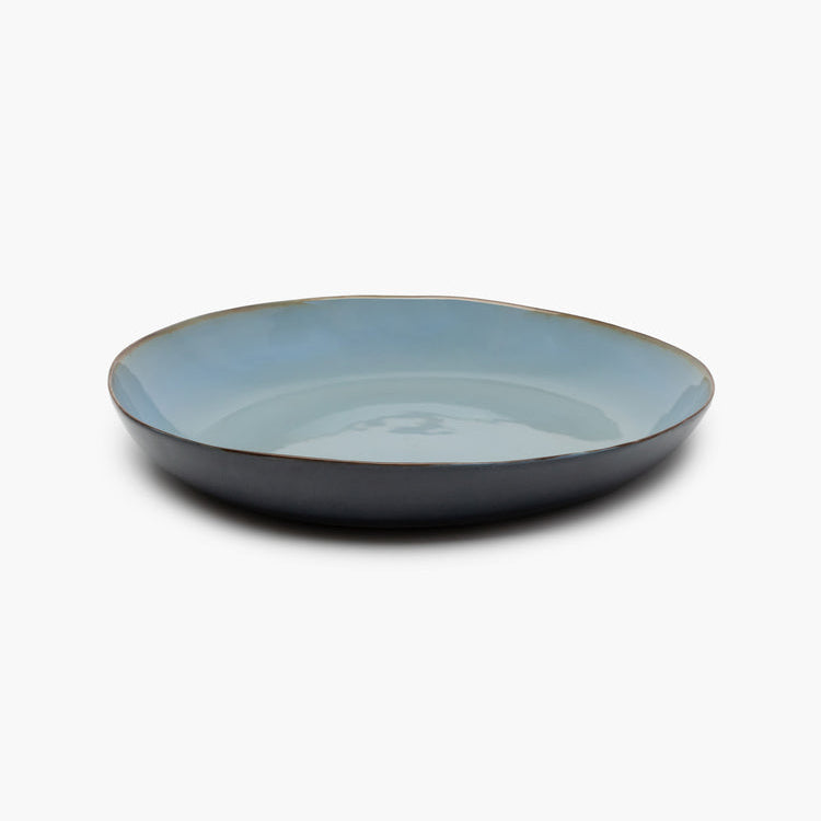 Plat de service - collection Terres de Rêves - XL - Smoky Blue / Dark Blue