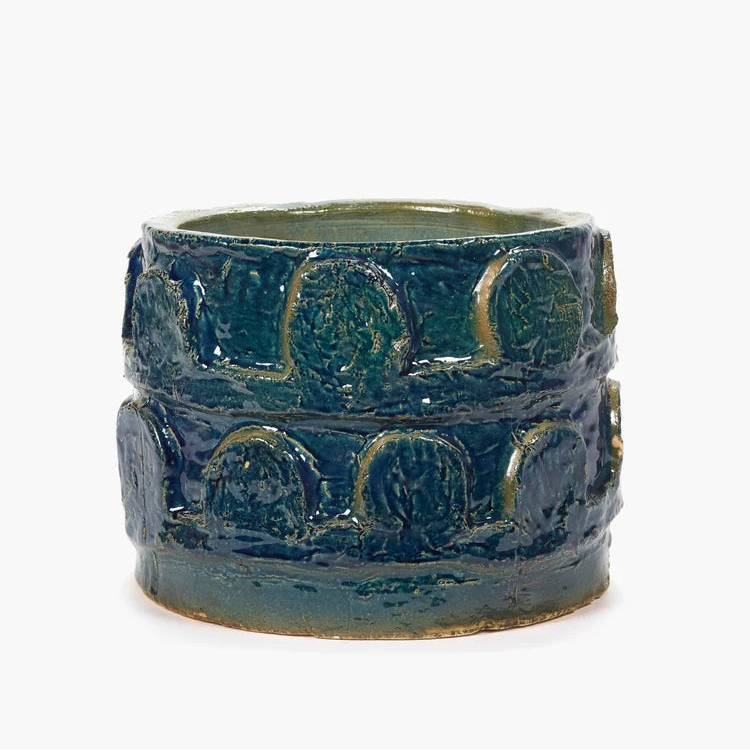 Pot de fleurs - collection Look At Me - S - Bleu vert