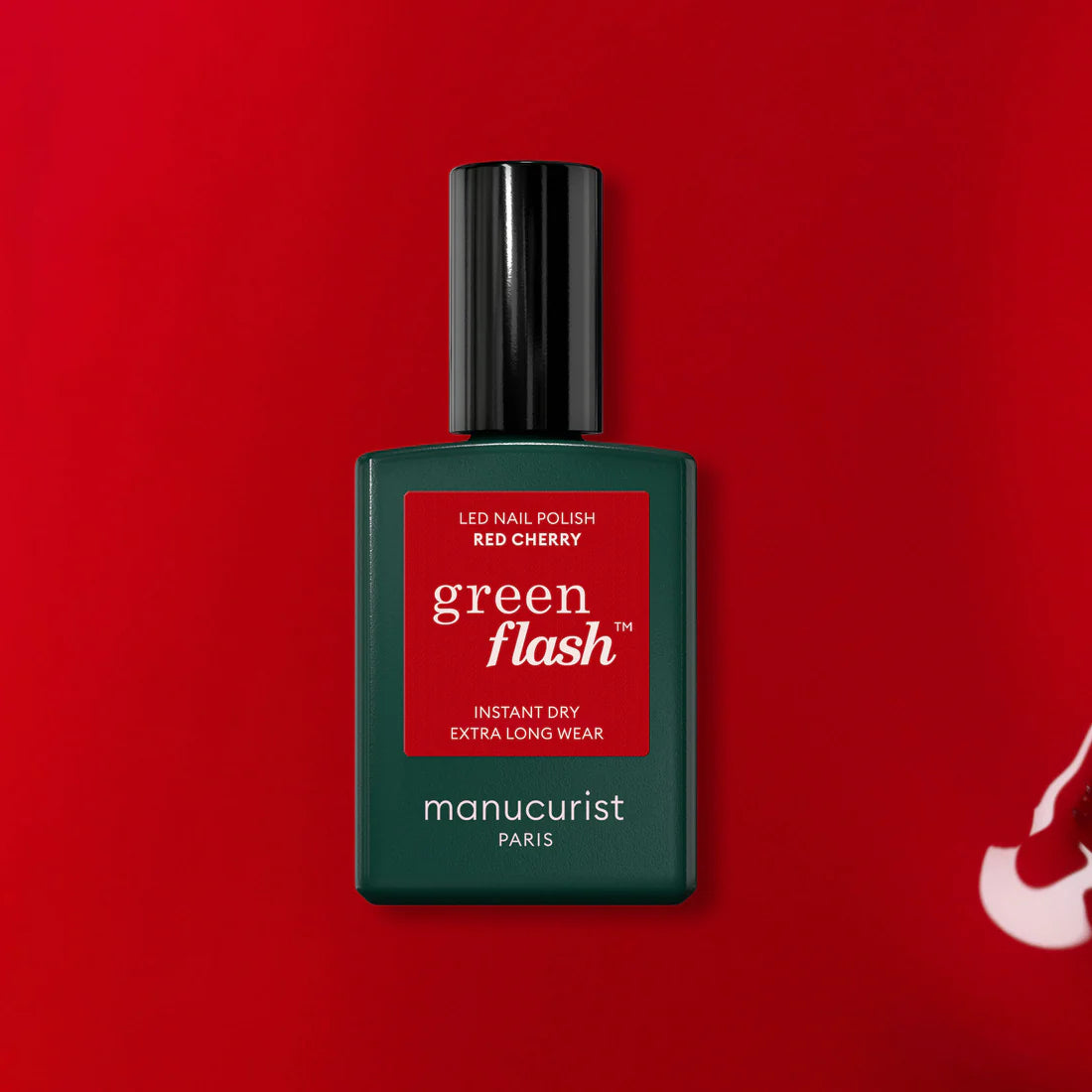 Vernis Green Flash semi-permanent - Red Cherry