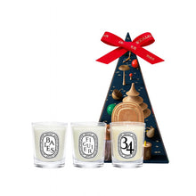 Coffret surprise de trois bougies miniatures - Édition limitée Noël 2026