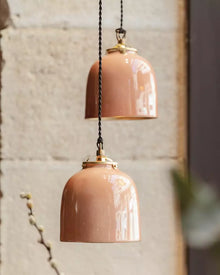 Suspension cloche - Rose