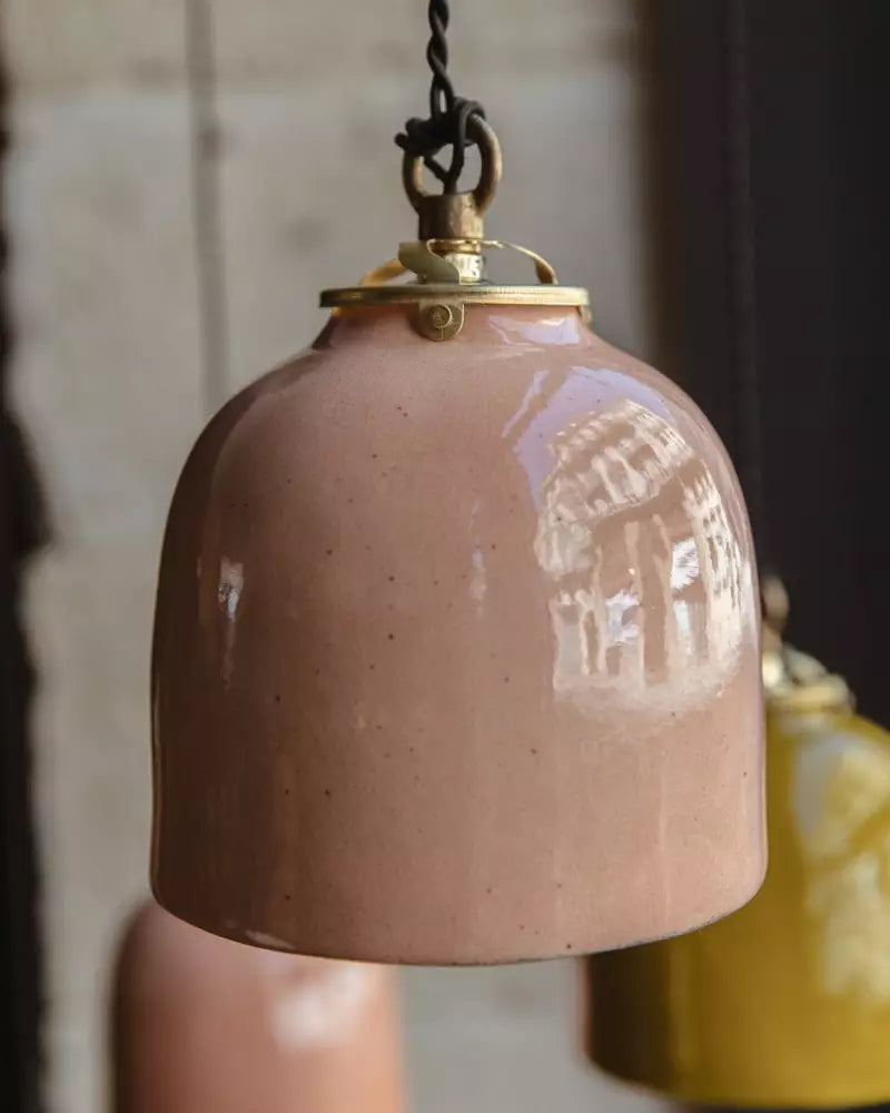 Suspension cloche - Rose