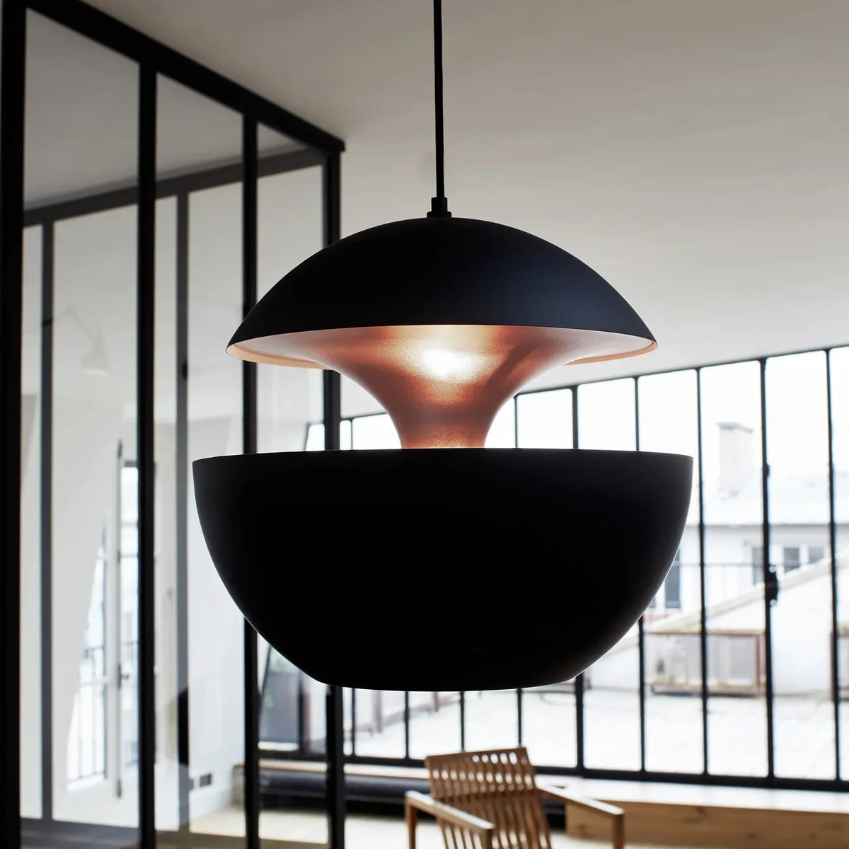Suspension - Here Comes the Sun 450 - Noir / Cuivre - DCW éditions