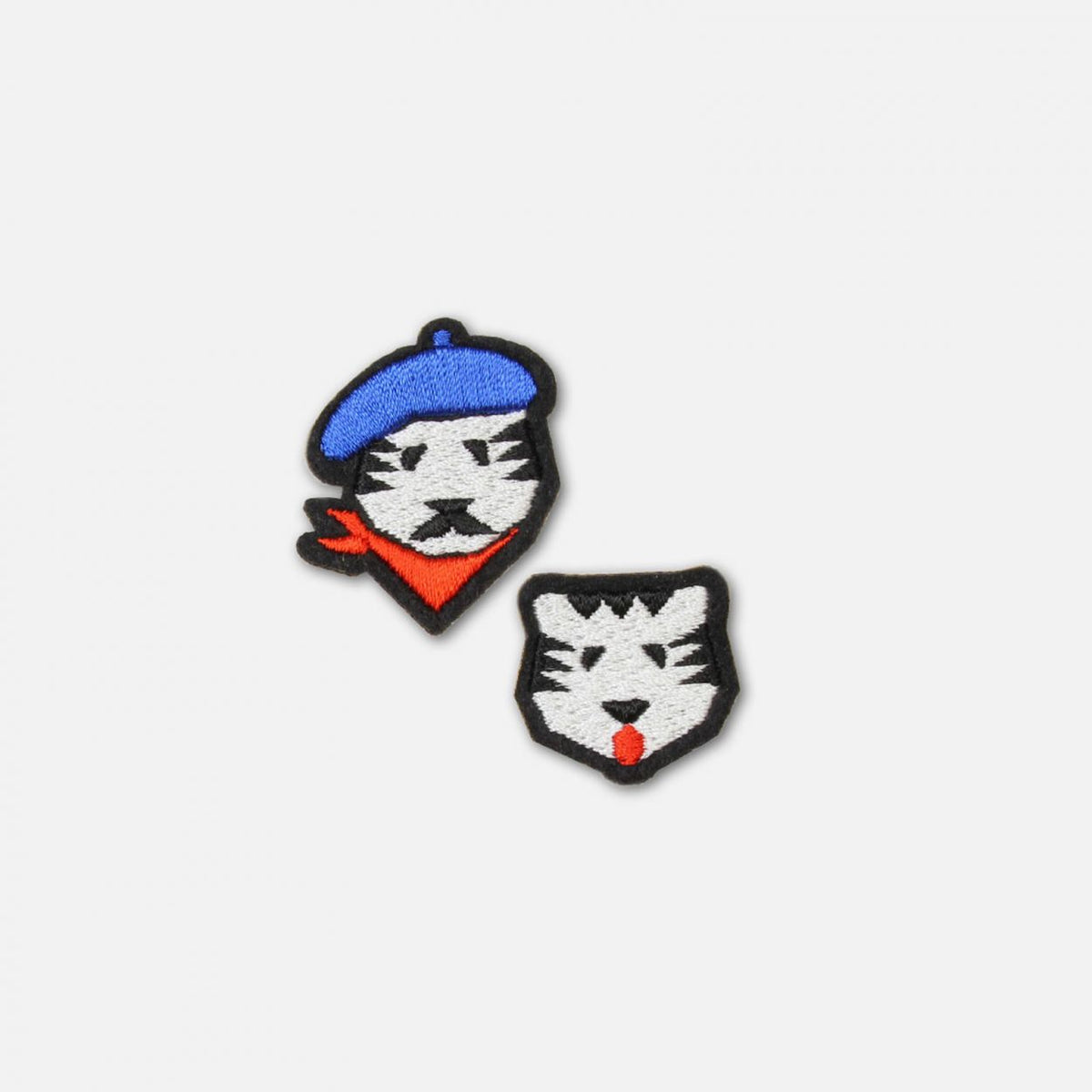 Duo d’écussons autocollants Tigres
