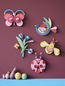 Décoration murale Dotted Lady - 18cm x 6,5cm x H24,5cm