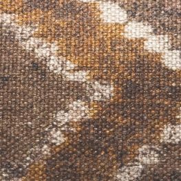 Coussin vice versa en lin - Wabi Sabi Zanzibar - Havane cognac