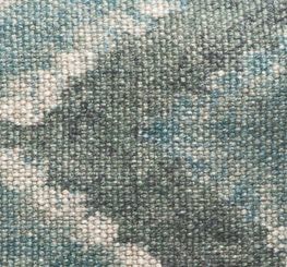 Coussin vice versa en lin - Wabi Sabi Zanzibar - Forest vert