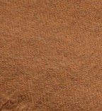 PLAID EN LAINE VIERGE LAVÉE - AMBRE - 165x250cm