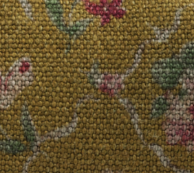 COUSSIN EN LIN VICE VERSA WABI SABI JARDIN SECRET - OCRE - 2 DIMENSIONS