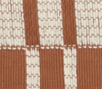 COUSSIN MULYA 100% COTON - TERRACOTTA - 40X55CM